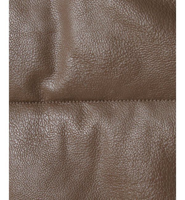 VENCE share style「【ユニセックス】VISION STREET WEAR ヴィジョンストリートウェア 中綿フェイクレザーブルゾン」|ブルゾン・スタジャン|