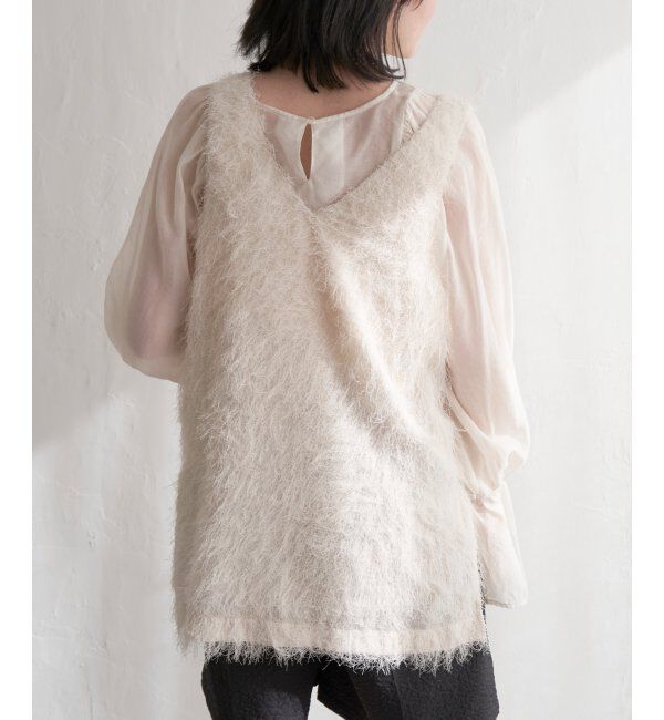 VENCE share style「シャギーノースリーブ」|ニット・セーター|
