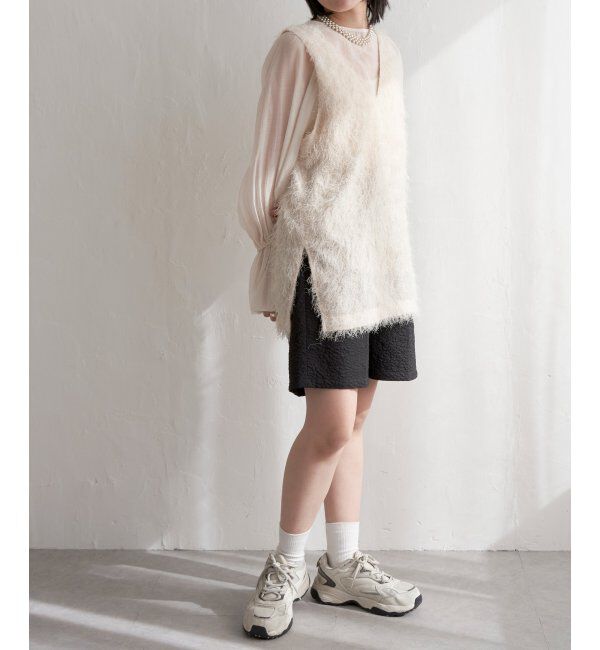 VENCE share style「シャギーノースリーブ」|ニット・セーター|