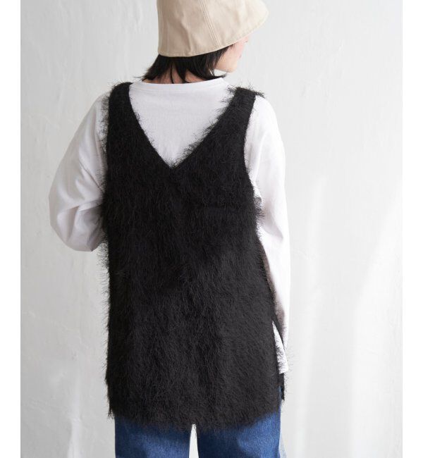 VENCE share style「シャギーノースリーブ」|ニット・セーター|