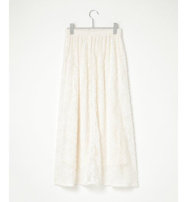 VENCE share style「フリンジシアージャガードスカート」|スカート|