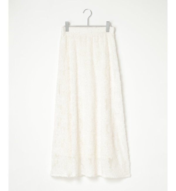 VENCE share style「フリンジシアージャガードスカート」|スカート|