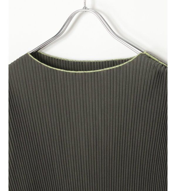 VENCE share style「プリーツ袖配色トップス」|ニット・セーター|