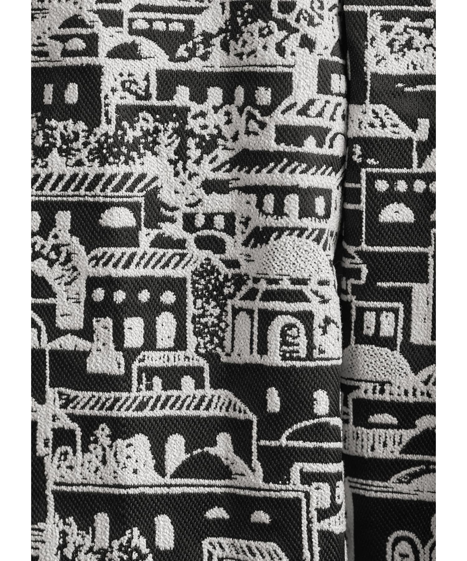 STYLE DELI「ジャガード2トーンシティ柄フレアスカート」|スカート|