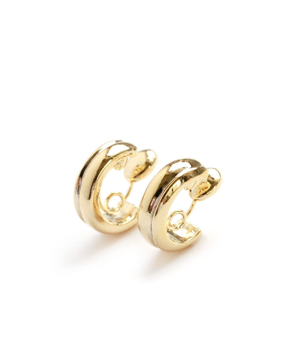 colleca la「miniループフィット・サイドラインフープイヤリング」|イヤリング|