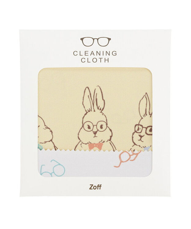  「メガネ拭き｜サングラス拭き クリーニングクロス パステルカラー  猫 うさぎ インコ ベアー」|サングラス|