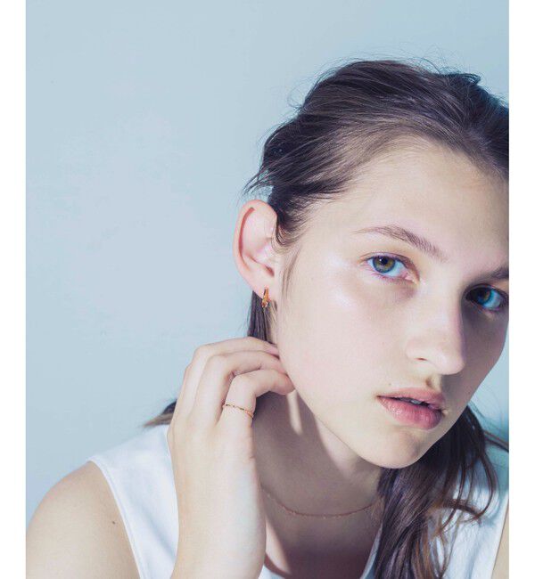 ete「パール ツイスト フープピアス」|ピアス|