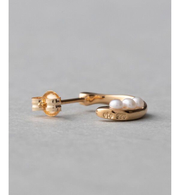 ete「パール ツイスト フープピアス」|ピアス|