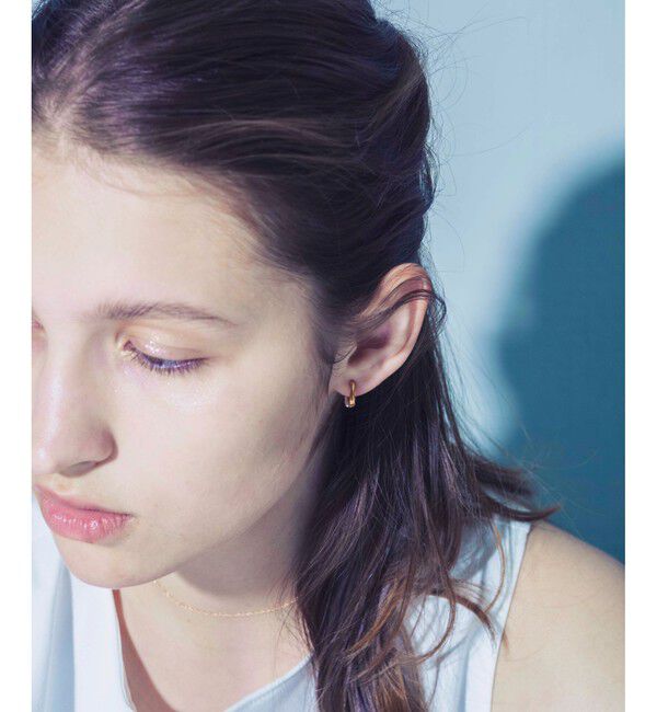 ete「パール ツイスト フープピアス」|ピアス|