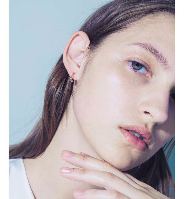 ete「パール ツイスト フープピアス」|ピアス|