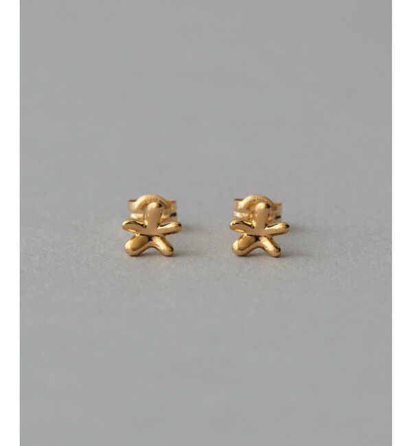 ete「フラワー ピアス」|ピアス|イエローゴールド