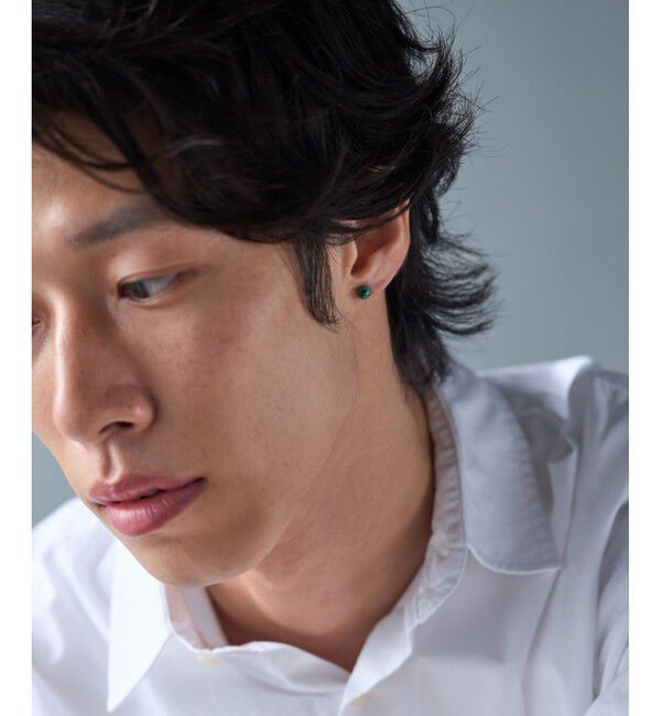 Jouete「[ピンズ] K10YG ピアス マラカイト」|ピアス|