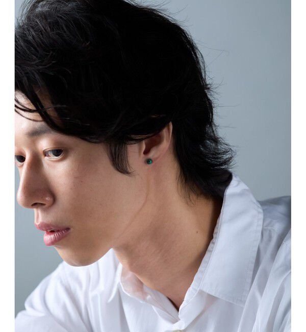 Jouete「[ピンズ] K10YG ピアス マラカイト」|ピアス|