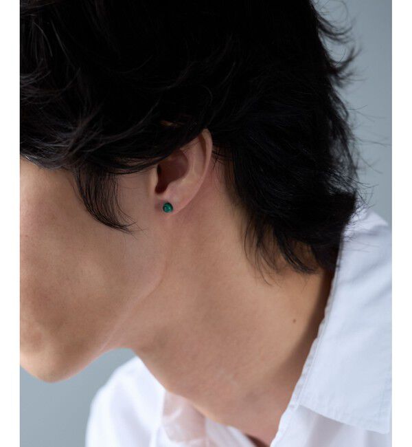 Jouete「[ピンズ] K10YG ピアス マラカイト」|ピアス|