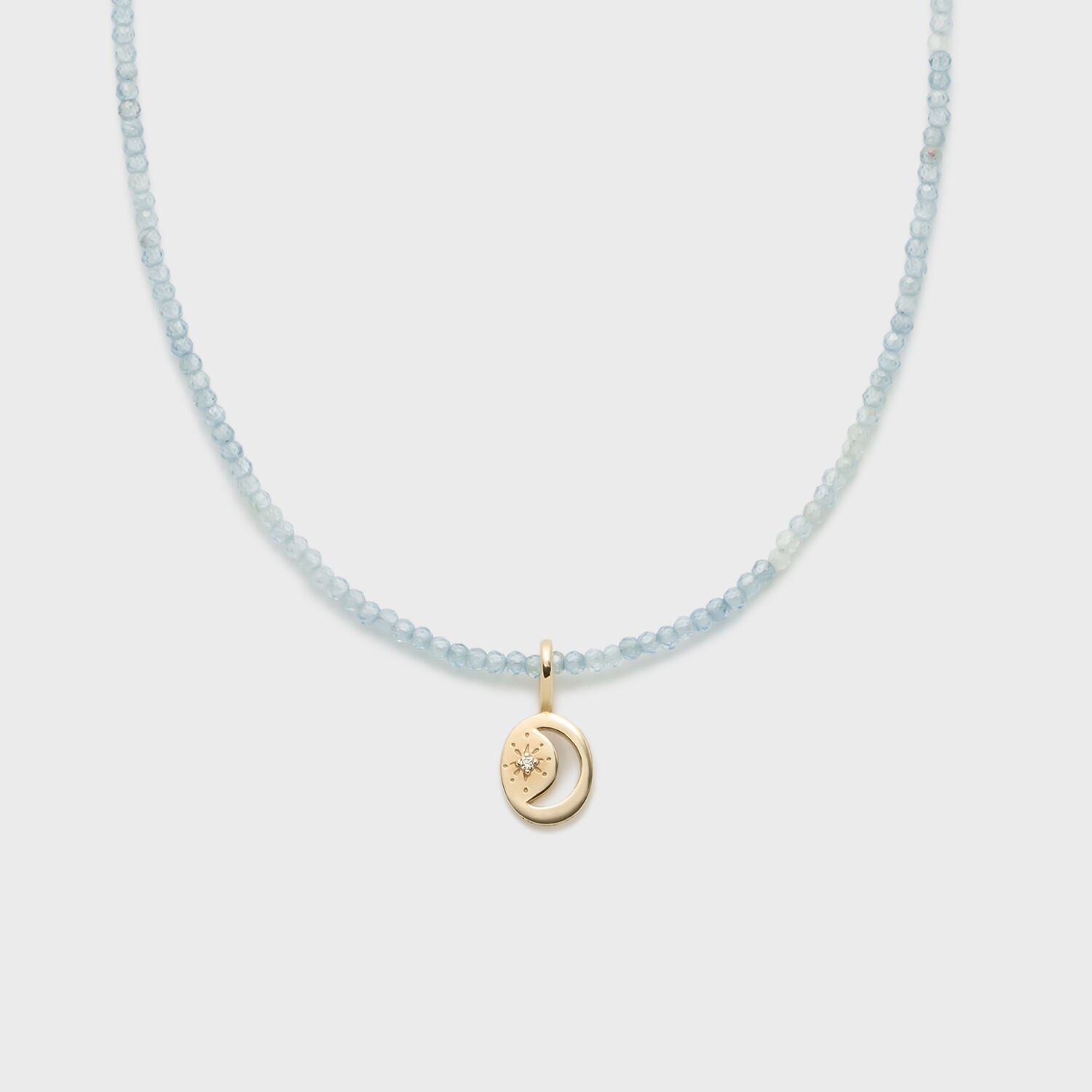 NOJESS「K10ジルコンネックレス」|ネックレス|