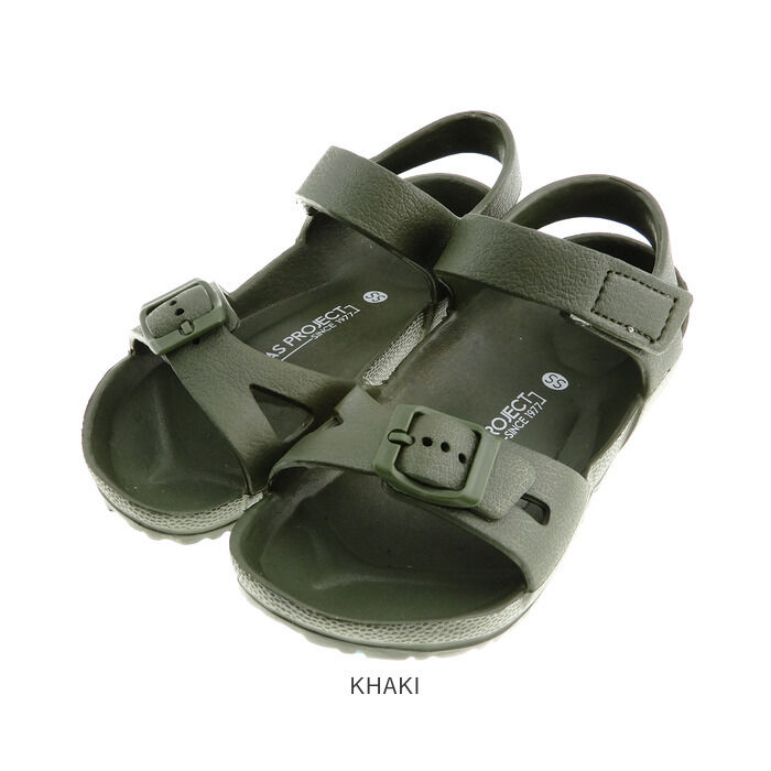 BACKYARD FAMILY「キッズ サンダル ぺたんこ ベルト 通販 スポーツサンダル つっかけ 女の子 男の子 おしゃれ」|シューズ|