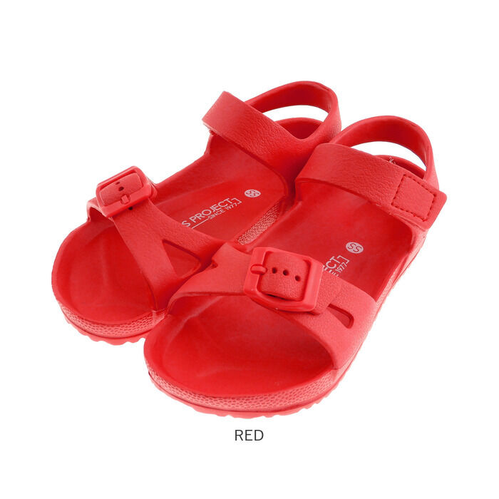 BACKYARD FAMILY「キッズ サンダル ぺたんこ ベルト 通販 スポーツサンダル つっかけ 女の子 男の子 おしゃれ」|シューズ|