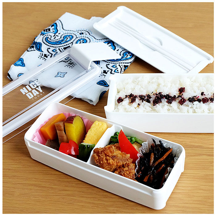 BACKYARD FAMILY「お弁当箱 2段 女性用 通販 ランチボックス 二段弁当箱 弁当箱 お箸付き おべんとうばこ」|食器・キッチングッズ|