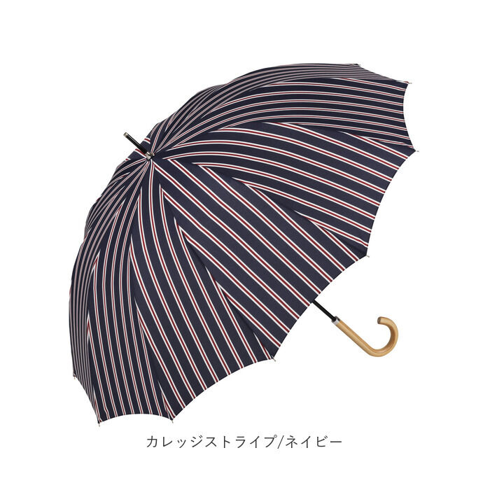 BACKYARD FAMILY「because ビコーズ 雨傘 レディース 長傘 通販 メンズ 12本骨 12フレーム 親骨」|傘|