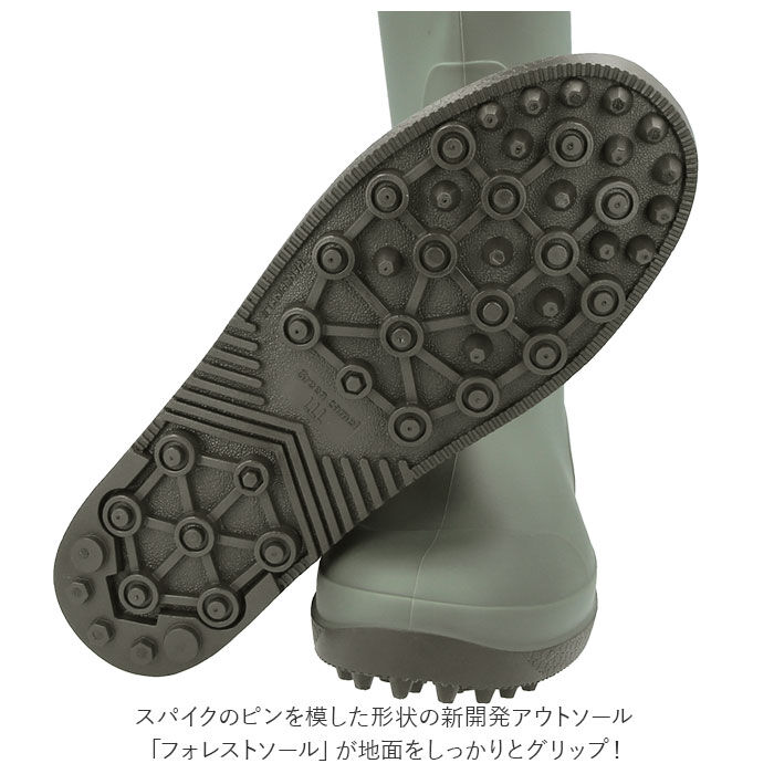 BACKYARD FAMILY「長靴 メンズ 通販 レインブーツ ロング レインシューズ ソフト スパイク スパイクブーツ」|その他|