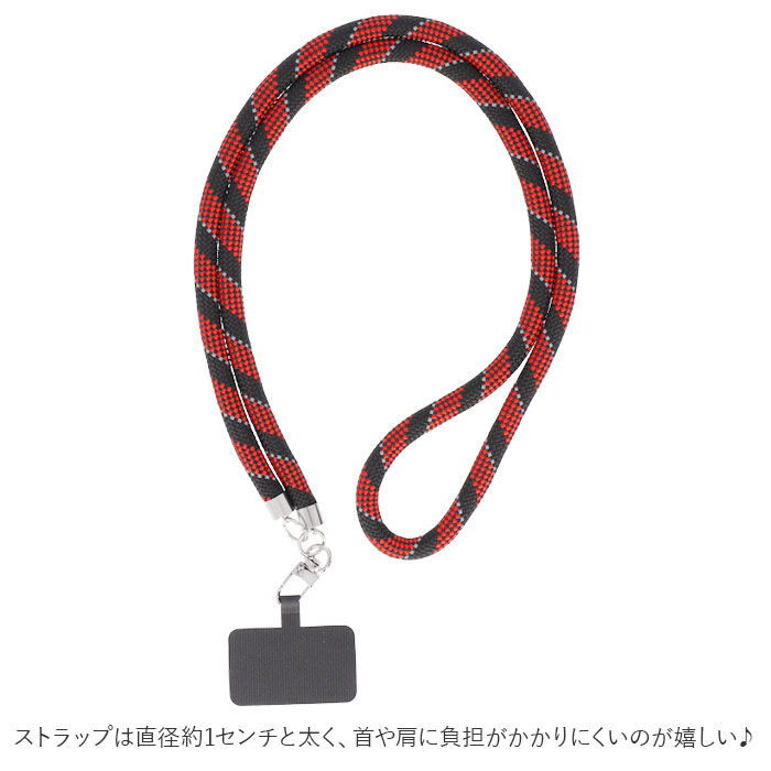 BACKYARD FAMILY「スマホ ショルダーストラップ ロープ 通販 挟むだけ スマホショルダーストラップ ネックストラップ」|電化製品|