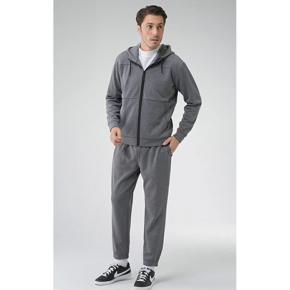 BACKYARD FAMILY「ジャージ 上下 メンズ セットアップ 通販 ジャージ上下セット 部屋着 ルームウェア パーカー」|パーカー|グレー1