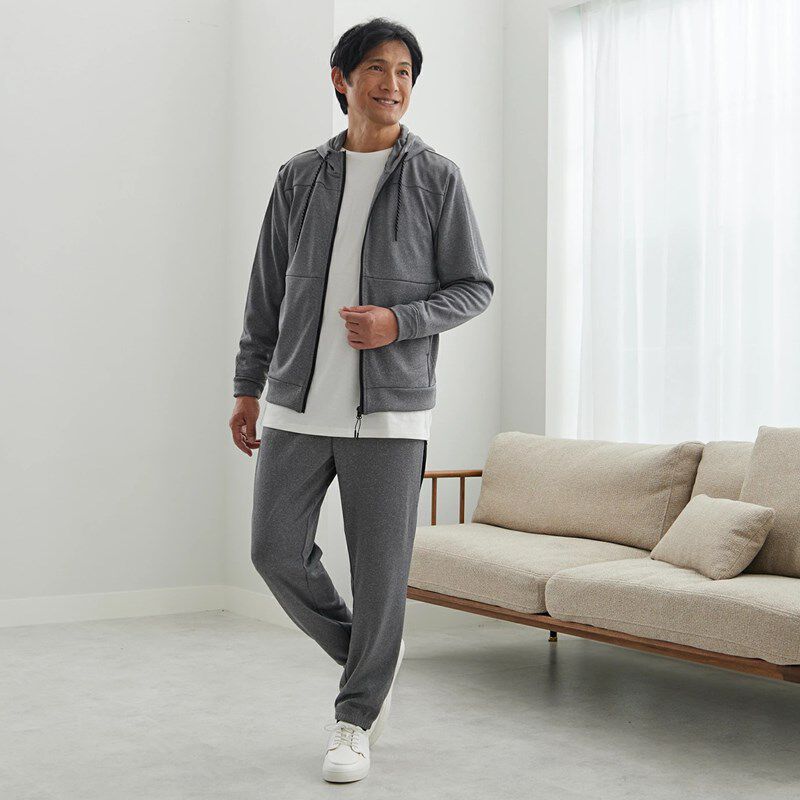 BACKYARD FAMILY「ジャージ 上下 メンズ セットアップ 通販 ジャージ上下セット 部屋着 ルームウェア パーカー」|パーカー|