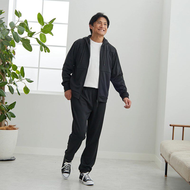 BACKYARD FAMILY「ジャージ 上下 メンズ セットアップ 通販 ジャージ上下セット 部屋着 ルームウェア パーカー」|パーカー|