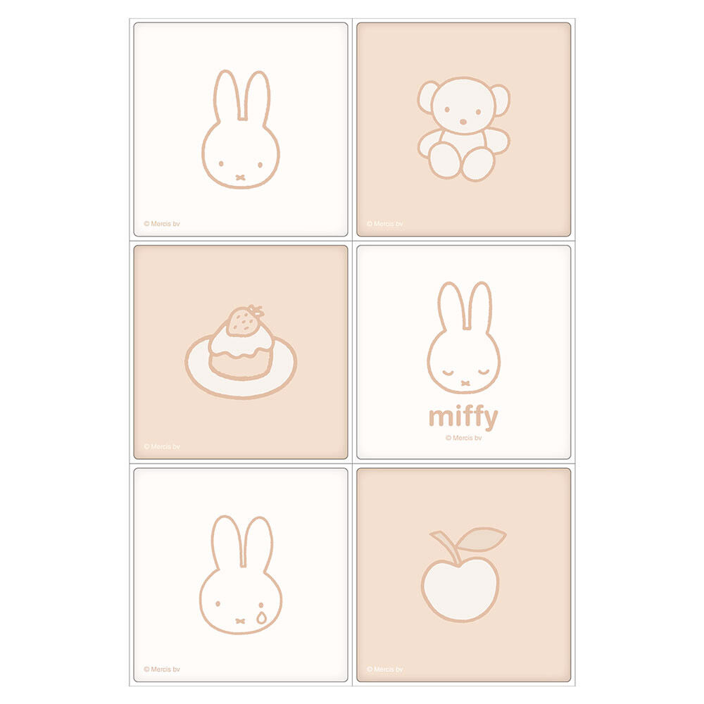 BACKYARD FAMILY「タイルシール キャラクター 通販 ウォールステッカー 子供部屋 タイル シール デコ」|その他|ブラウン1