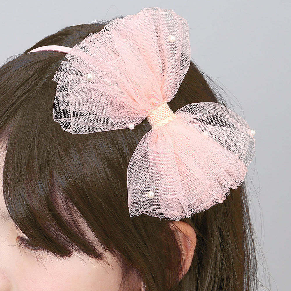 BACKYARD FAMILY「RORA カチューシャ 細め 通販 ローラ シャーロット ヘッドドレス ヘアアクセサリー 髪飾り」|その他|ピンク1