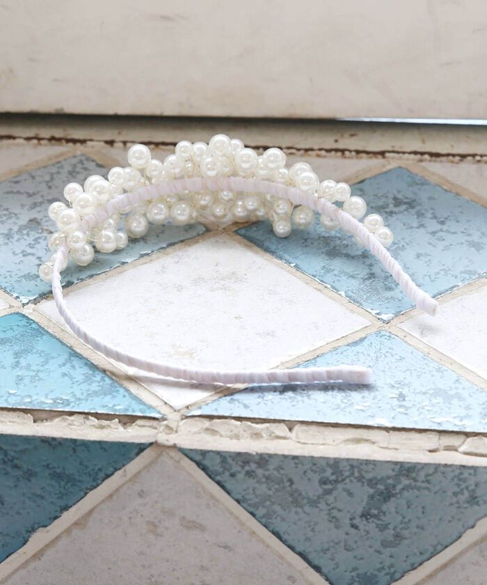 BACKYARD FAMILY「Rora カチューシャ キッズ 通販 エルシエ ヘッドドレス 髪飾り ヘアバンド パール 大きい」|その他|