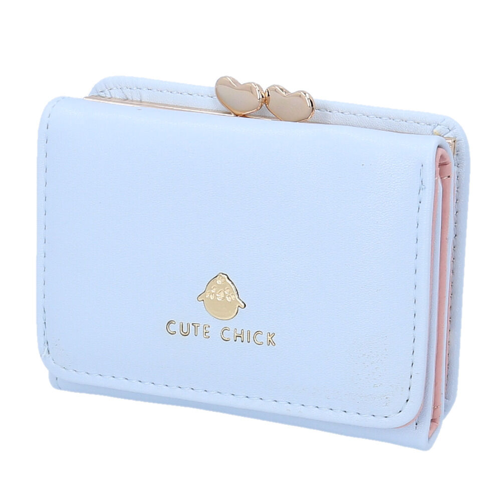 BACKYARD FAMILY「財布 三つ折りレディース 好評 三つおり 三つ折り財布 さいふ サイフ コンパクト財布 ミニ財布」|財布|ブルー2