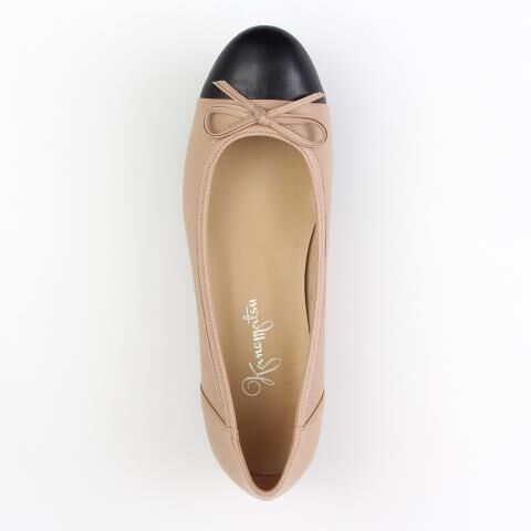 銀座かねまつ「SI240232SHPKIDBEGBLK　【定番】【本革】バレエパンプス」|パンプス|