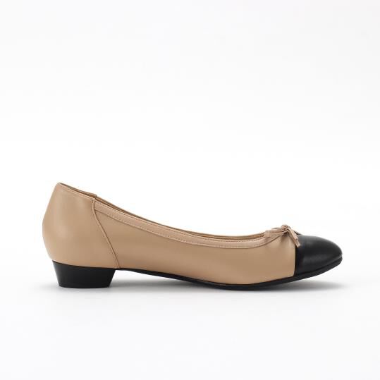 銀座かねまつ「SI240232SHPKIDBEGBLK　【定番】【本革】バレエパンプス」|パンプス|