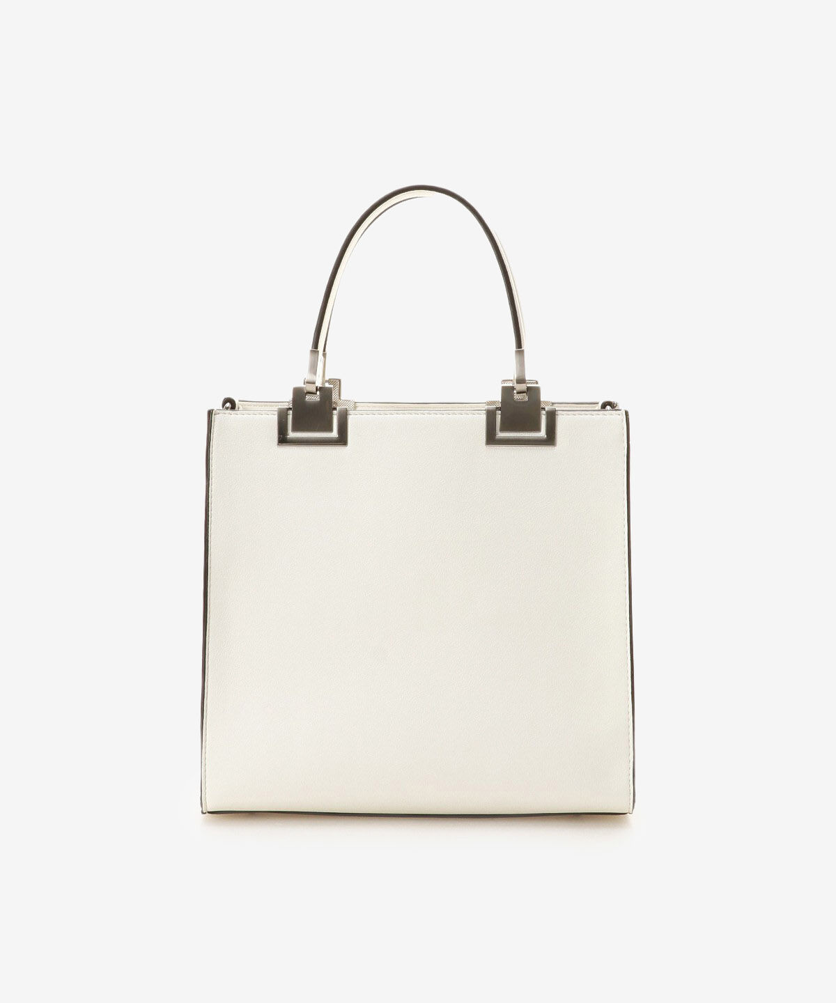 Samantha Vega「レター型ポーチ付きBOXトート(バイカラー)」|ハンドバッグ|