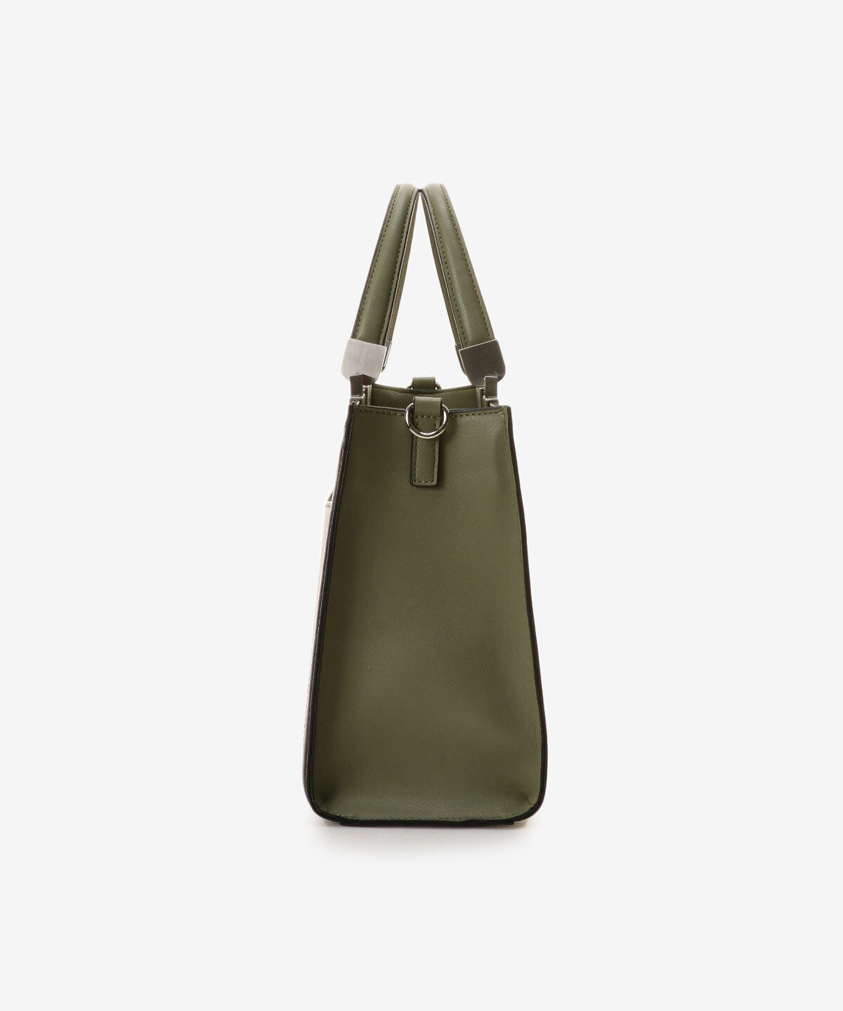 Samantha Vega「レター型ポーチ付きBOXトート(バイカラー)」|ハンドバッグ|