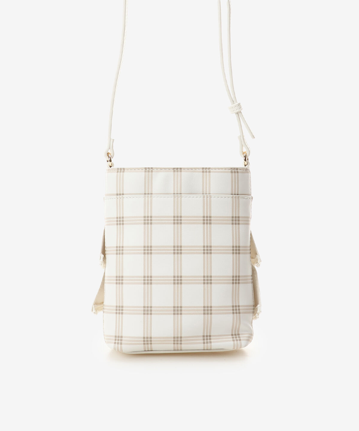 Samantha Vega「フリルリボンチェックショルダーバッグ」|ショルダー・メッセンジャー|