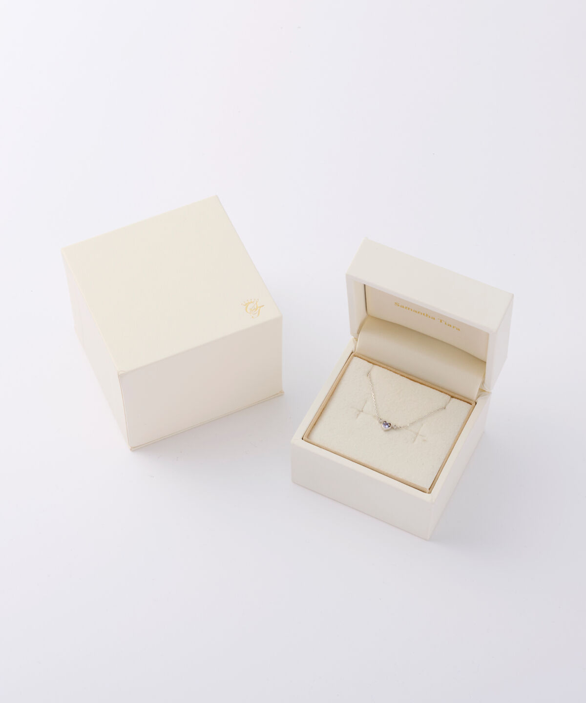 Samantha Tiara「K10 WGタンザナイトネックレス≪12月 誕生石≫」|ネックレス|