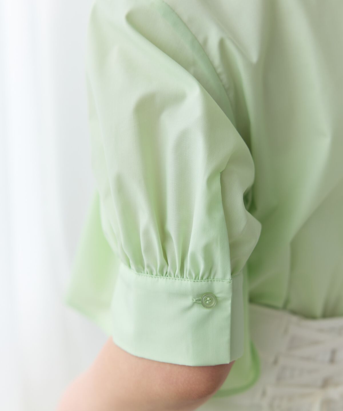 アンドクチュール「ヨークデザインハーフスリーブシャツ」|シャツ・ブラウス|