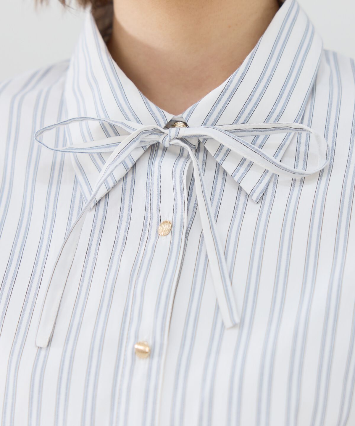 REDYAZEL「ドロストストライプシャツ」|シャツ・ブラウス|