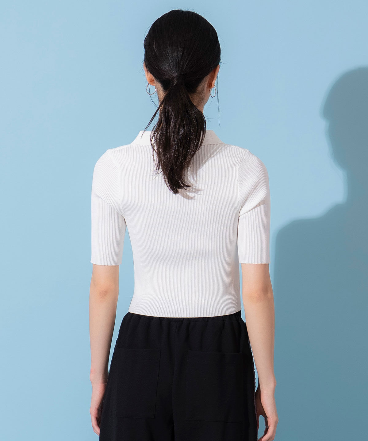 REDYAZEL「ZIPリブニットトップス」|ニット・セーター|