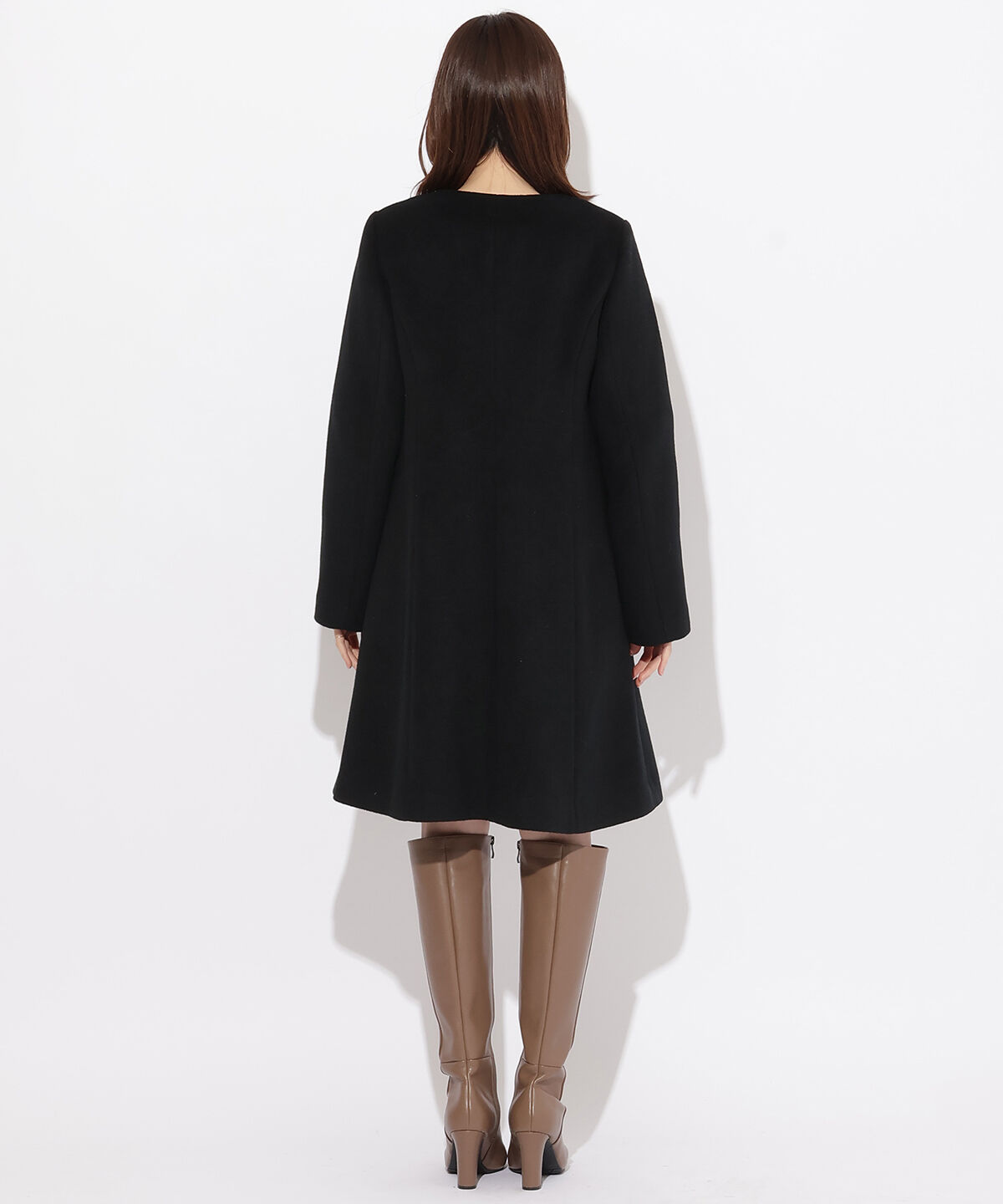 WILLSELECTION「ポケファーノーカラーコート」|ノーカラーコート|