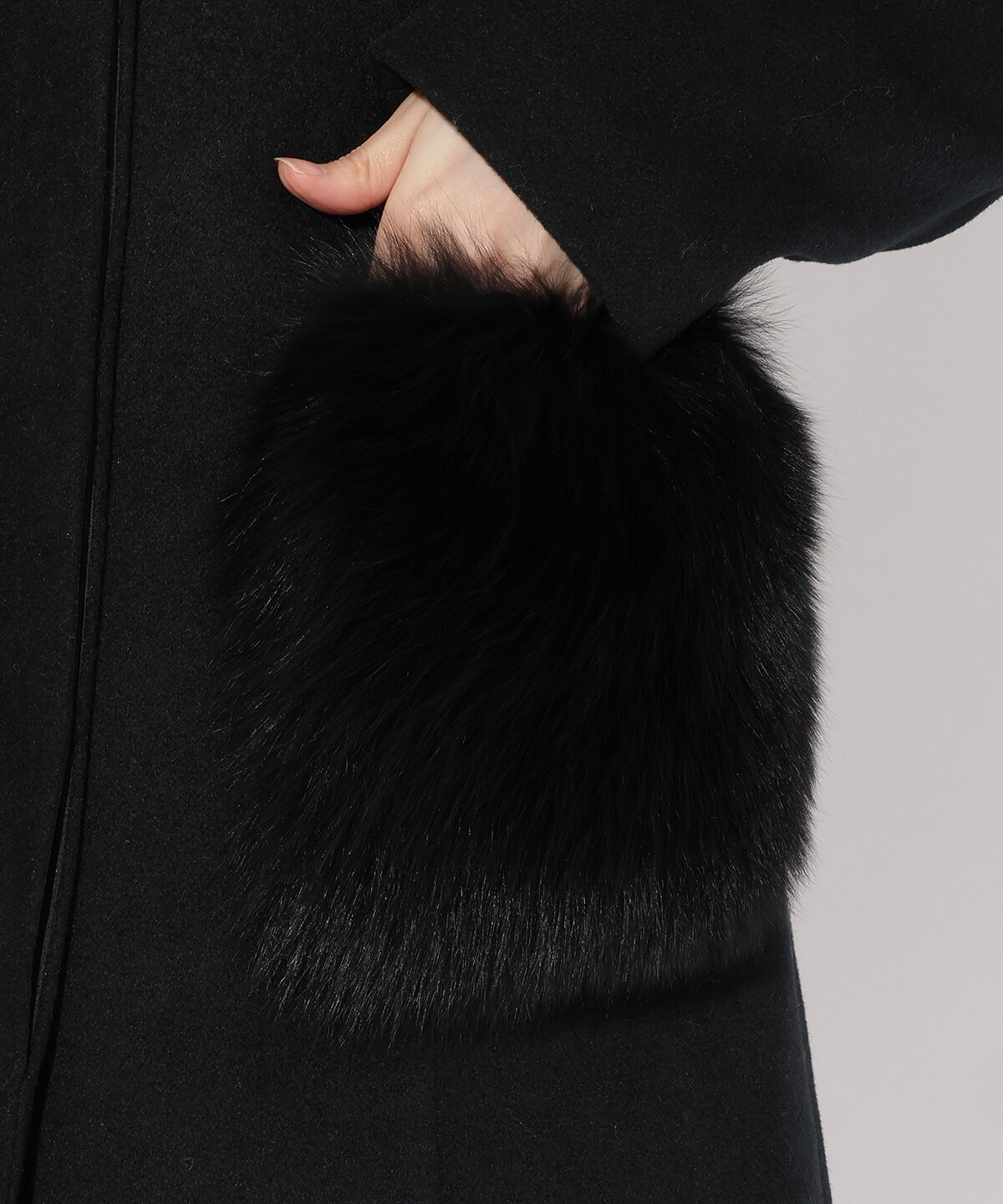 WILLSELECTION「ポケファーノーカラーコート」|ノーカラーコート|