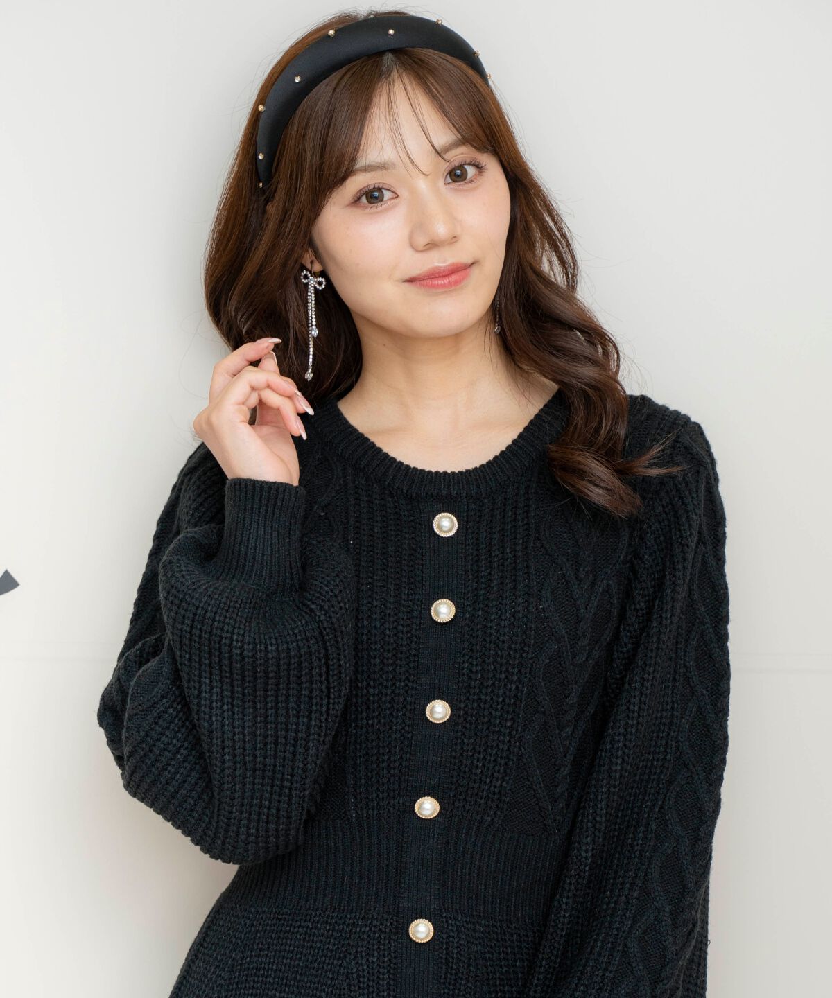 WILLSELECTION「ハートケーブルニットワンピース」|ワンピース|