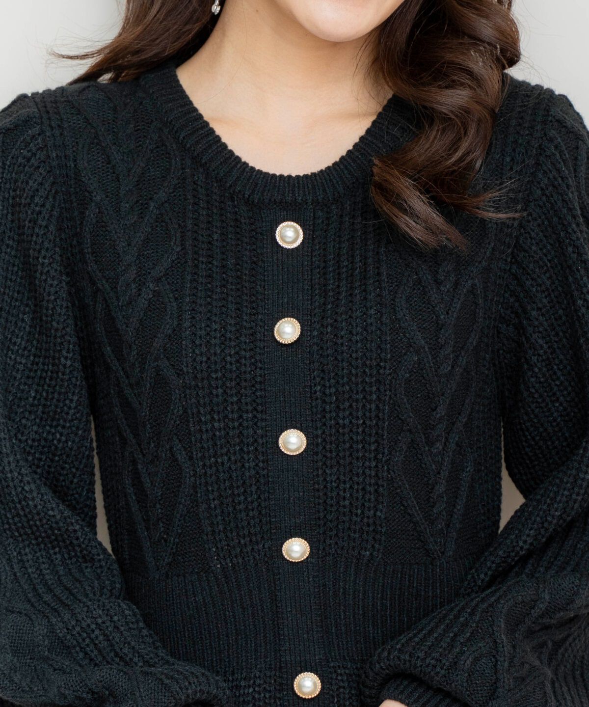 WILLSELECTION「ハートケーブルニットワンピース」|ワンピース|