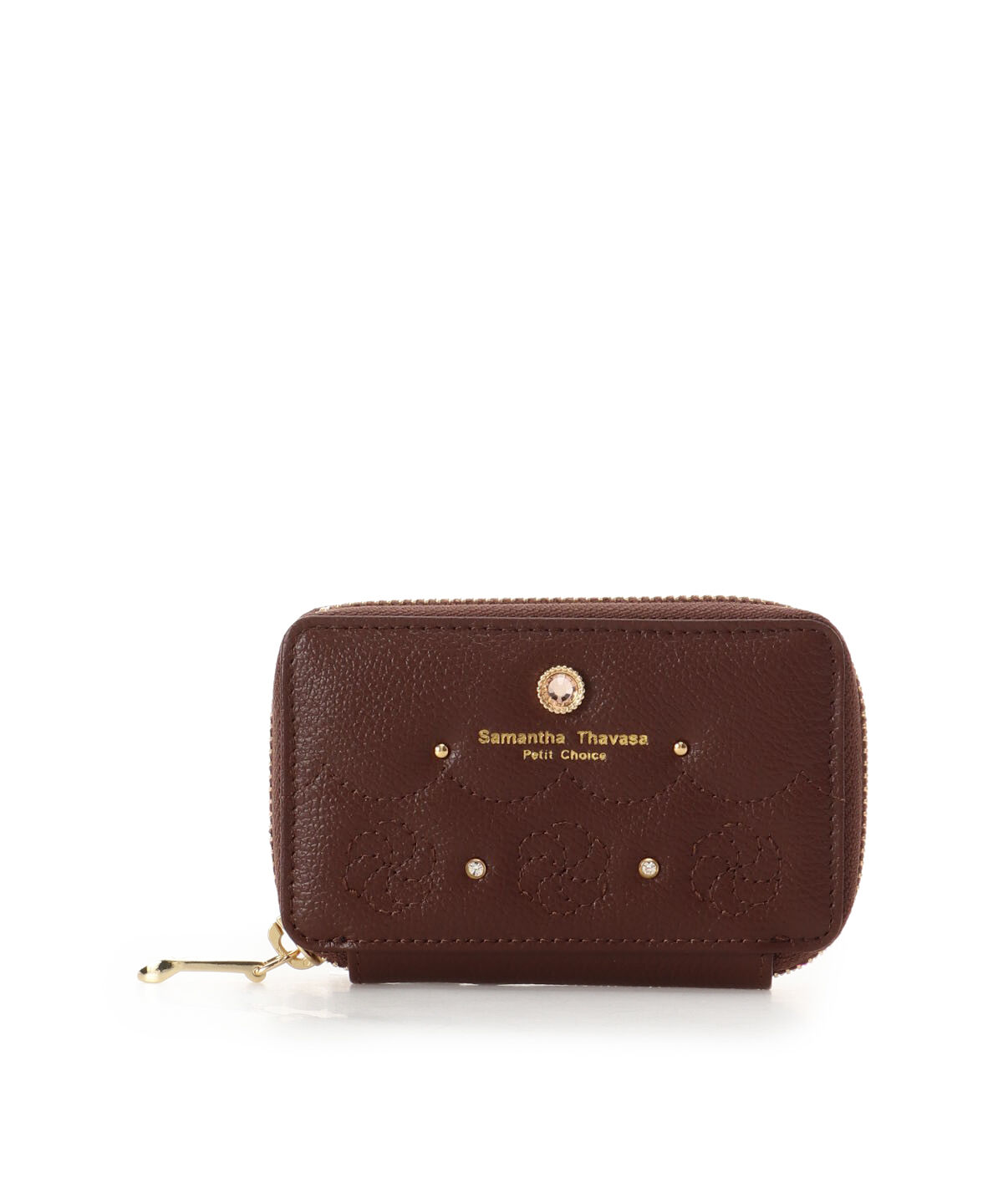 Samantha Thavasa Petit Choice「ケーキキルト キーケース」|キーケース|ブラウン