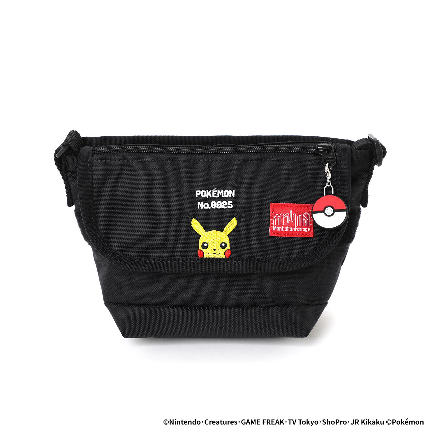 Manhattan Portage「Nylon Messenger Bag for Kids Pokemon Pikachu」|ショルダー・メッセンジャー|