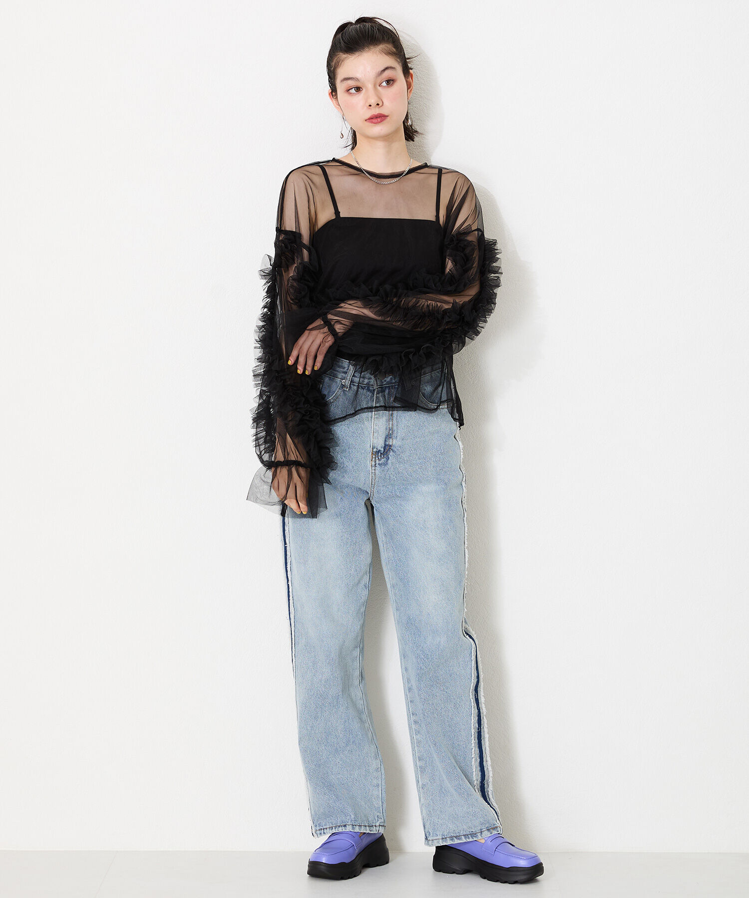 ORiental TRaffic「スニーカーソール ローファー /41316 厚底」|スニーカー|