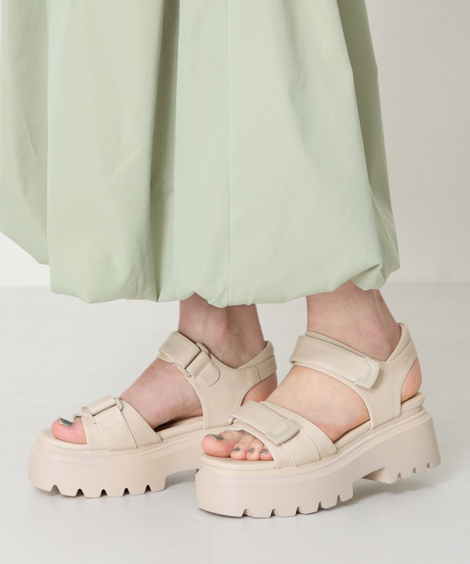 ORiental TRaffic「【新作】タンクソールベルトサンダル/41295 サンダル 厚底」|サンダル|