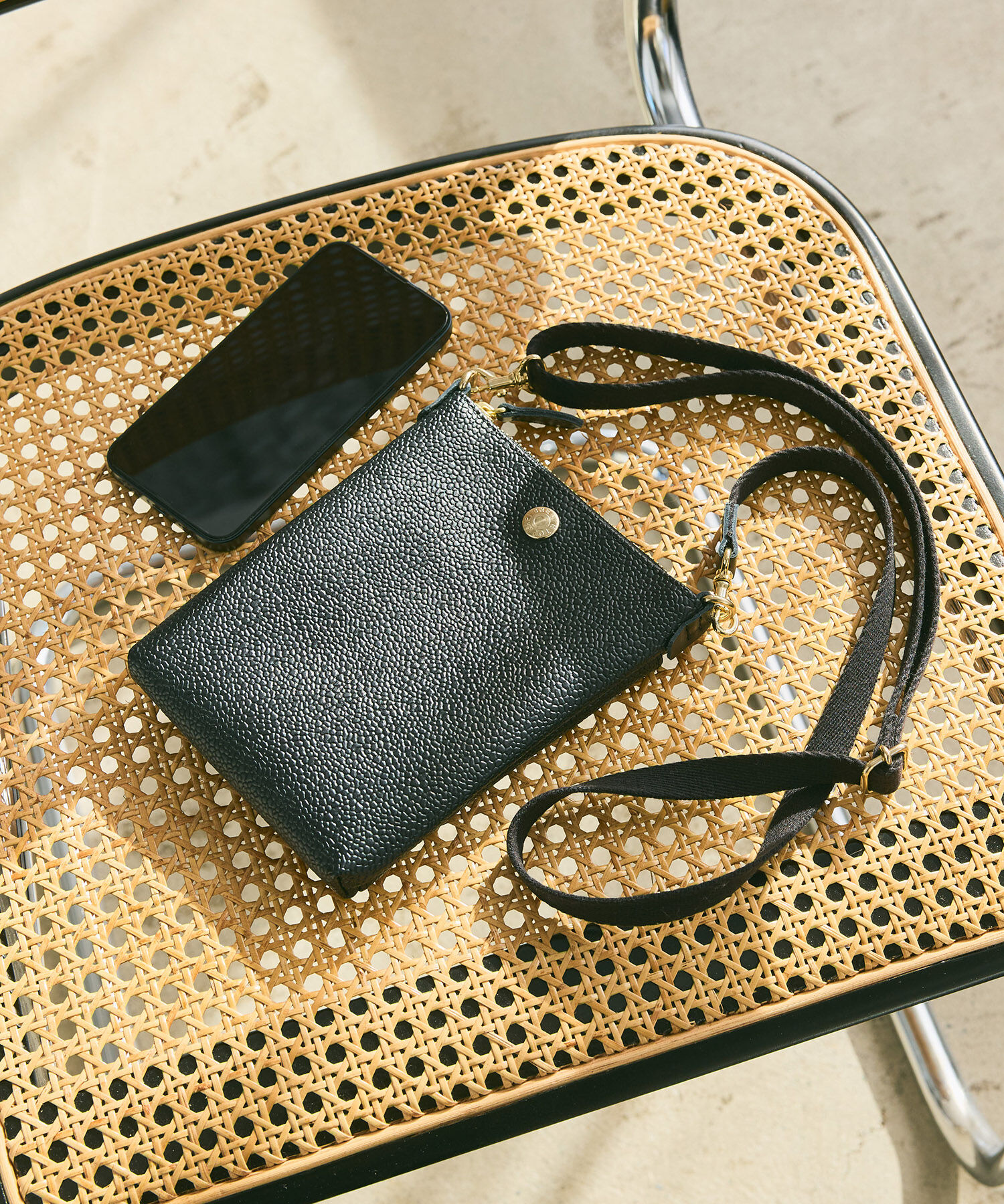 TOPKAPI BREATH「 SCOTCH GRAIN スコッチグレイン ネオレザー サコッシュ スマホ ショルダーバッグ【VERY 掲載】」|ショルダー・メッセンジャー|